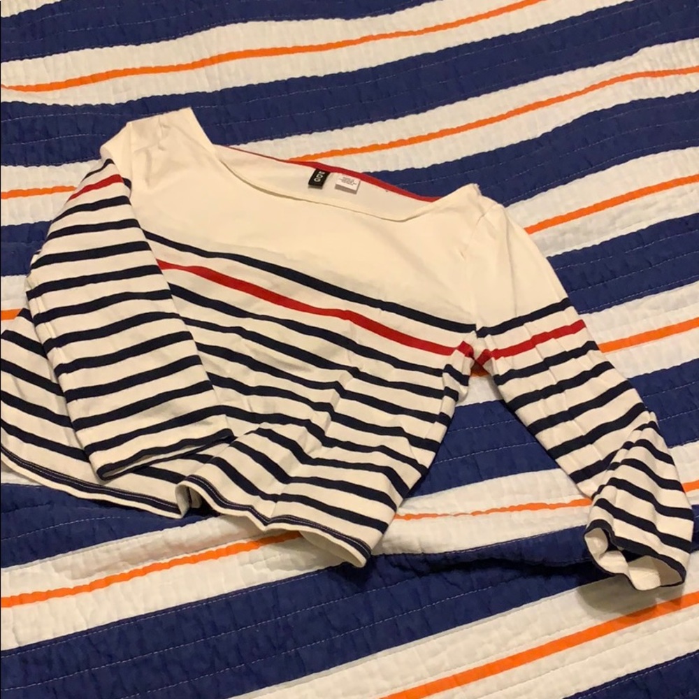 Striped crop top